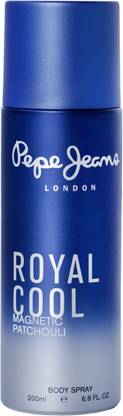 Pepe Jeans Royal Cool Deodorant Spray  -  For Men