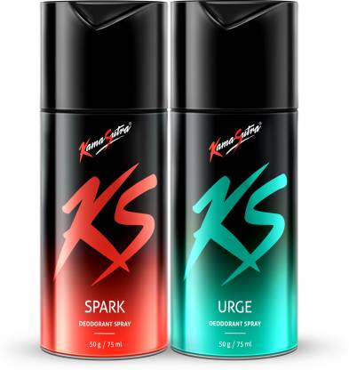 Kamasutra Spark and Urge Deodorant Spray  -  For Men