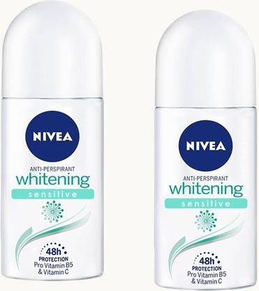 NIVEA new Whitening Sensitive - WS_02*50ml each Deodorant Roll-on  -  For Women