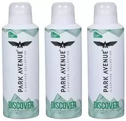 PARK AVENUE DISCOVER Premium Body Spray Combo (3X150ml) Body Spray - For Men & Women