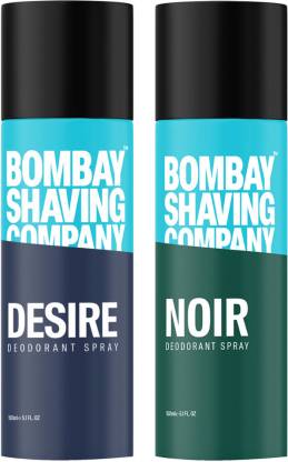 BOMBAY SHAVING COMPANY Desire & Noir 150ml x 2 Combo Deodorant Spray Deodorant Spray  -  For Men