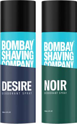 BOMBAY SHAVING COMPANY Desire & Noir 150ml x 2 Combo Deodorant Spray Deodorant Spray – For Men  (300 ml, Pack of 2) at Rs. 199