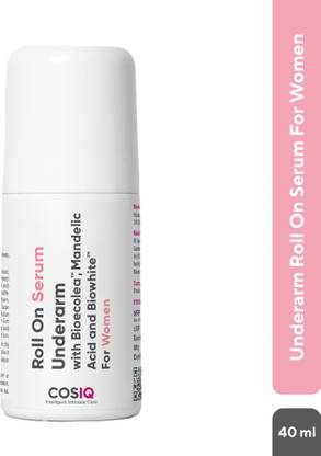Cos-IQ Brightening Underarm Roll On Serum for Sensitive Skin, Exfoliates Underarm Deodorant Roll-on  -  For Women