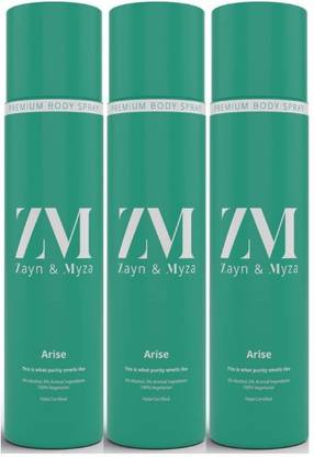 ZM Zayn & Myza Arise No Alcohol Body Spray Body Spray  -  For Men & Women