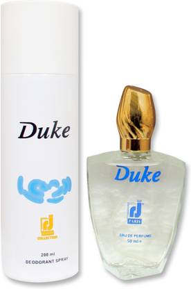 R J PARIS Duke EDP 50ml & Body Perfume 200ml Perfumes for Men & Women Combo Deodorant Spray  -  For Men & Women