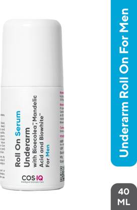 Cos-IQ Brightening Underarm Roll-On Serum for Sensitive Skin, Odour Control Deodorant Roll-on  -  For Men