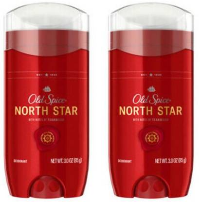 OLD SPICE NORTH STAR TEAKWOOD DEO STICK PACK OF 2 Deodorant Stick  -  For Men