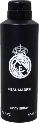 Real Madrid Black Body Spray  -  For Men