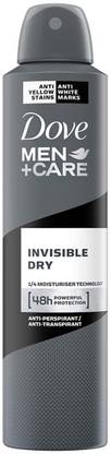 DOVE Men+Care Invisible Dry Spray Antiperspirant Deodorant Spray  -  For Men