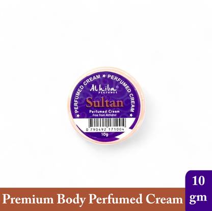 Al Hiba Sultan Premium Long Lasting Body Perfumed Cream - Pack Of 1 (10gm) Deodorant Cream  -  For Men & Women