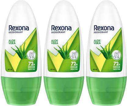 Rexona Aloe Vera Underarm Roll On Deodorant For Women (PO3) Deodorant Roll-on  -  For Women