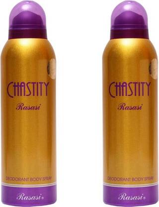 RASASI CHASTITY DEODORANT SPRAY (400 ML, PACK OF 2) Deodorant Spray  -  For Women