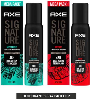 AXE Signature Mysterious and Intense Body Spray – For Men  (400 ml, Pack of 2) at Rs. 319