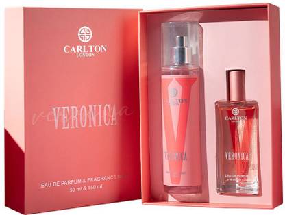 CARLTON LONDON Women Gift Set of 2 Veronica EDP Perfume 50ml & Body Mist - 150ml Body Spray  -  For Women