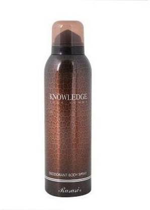 RASASI KNOWLEDGE IMPORTED Deodorant Spray  -  For Men