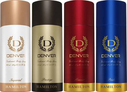 DENVER Imperial,Honour, Pride & Prestige Deodorant Spray  -  For Men