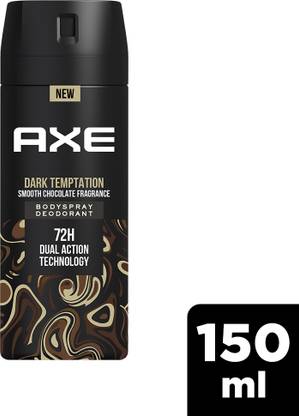 AXE Dark Temptation Men's Deodorant, 150ml, Long Lasting Deodorant for Men Deodorant Spray  -  For Men