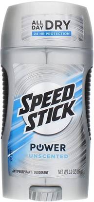 SPEED STICK POWER UNSCENTED DEODORANT STICK Deodorant Stick  -  For Men & Women