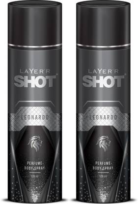 LAYER'R Shot Leonardo Deodorant Spray  -  For Men