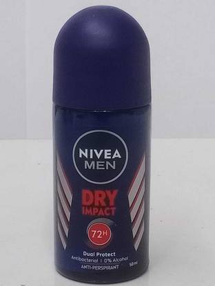 NIVEA DRY IMPACT DUAL PROTECT 72H ROLL ON Deodorant Roll-on  -  For Men
