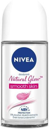 NIVEA Natural Glow Smooth Skin Deodorant Roll On for Women, 50ml Deodorant Roll-on  -  For Men & Women