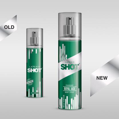 LAYER'R SHOT ROYAL JADE 135ml Body Spray  -  For Men