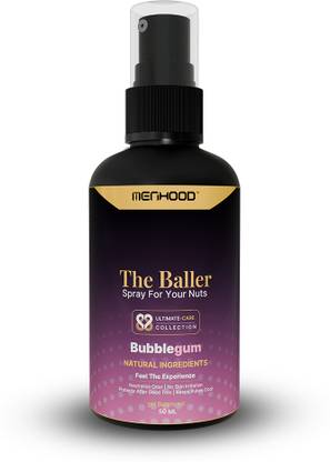 MENHOOD The Baller (Bubble Gum), Balls Spray For Men Private Parts, Intimate Body Mist Deodorant Spray  -  For Men