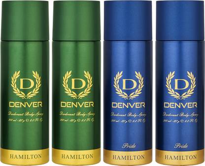 DENVER Hamilton & Pride Combo Deodorant Spray  -  For Men