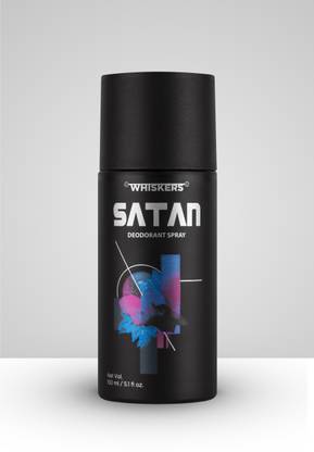 WHISKERS Satan|Perfumed Body Spray|Long Lasting Body Deodorant Body Spray  -  For Men & Women