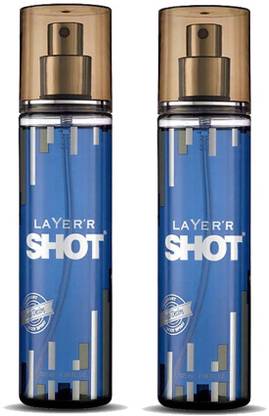 Layer'r Shot DEEP DESIRE DEODORANT BODY SPRAY 135MLX2(215MRPX2) Perfume Body Spray  -  For Men