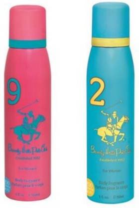 beverly hills Women Fragrance 2 & 9 Combo - 1200 Fragrance Shots Perfume Body Spray - For Women