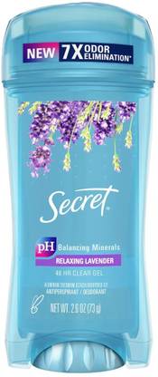 Secret Anti-Perspirant Deodorant Lavender Clear Gel 2.6oz Deodorant Gel  -  For Women