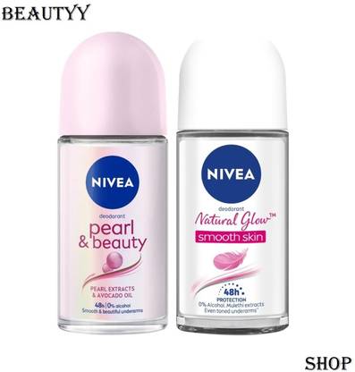 NIVEA Smooth Skin & Pearl and Beauty Roll-on 25ml Deodorant Roll-on  -  For Women