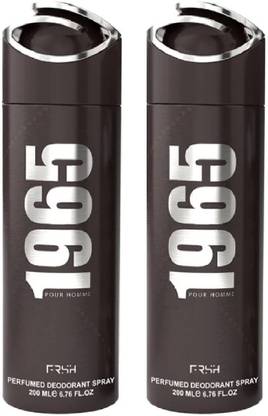 Frsh 1965 DEODORANT BODY SPRAY EACH 200 ML PACK OF 2 PCS Deodorant Spray  -  For Men