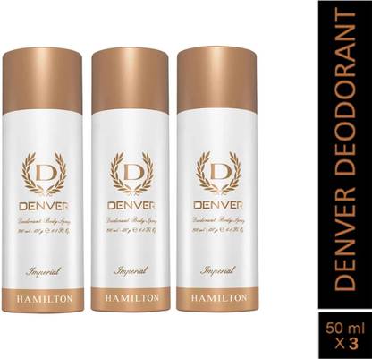 DENVER IMPERIAL|Long Lasting|Provides 24hour odor protection Deodorant Spray  -  For Men