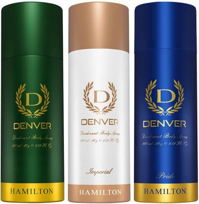 DENVER Hamilton Imperial and Pride Deodorant Spray  -  For Men