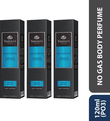 Yardley London Gentleman Elite Collection Bold Spicy Body Perfume 120ml Perfume Body Spray  -  For Men