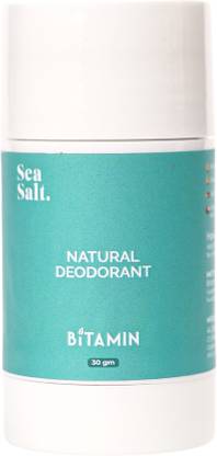 Bitamin Sea Salt Natural Deodorant | Reduce Darkness | Long-Lasting Deodorant Stick  -  For Men & Women