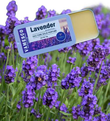 Vamesco Lavander Solid Perfumes Wax Long Lasting Fragrance Deodorant Gel  -  For Men & Women