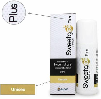 salve Sweatgo Anti perspirant Hyperhidrosis Sweat Free | Women Men exclusive Fragrance Deodorant Roll-on  -  For Men & Women