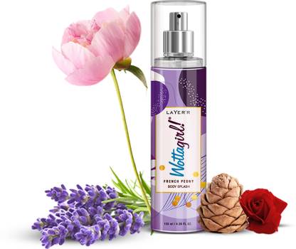 LAYER'R Wottagirl French Peony Body Splash for Women (135 ml) Body Mist  -  For Women