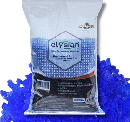 ELYSIAN Blue Crystal Silica Gel Self Color Indicating Desiccant (Blue, 1000 Gm) Vacuum Desiccator