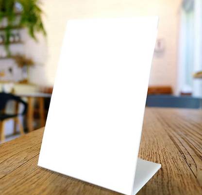 Capital Plastic Industries 0 Compartments Acrylic Display stand and Qr code stand