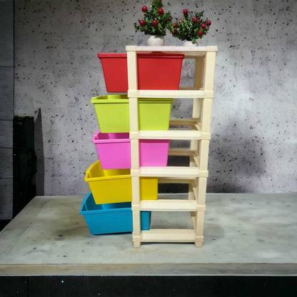 Nejadhari Plastic Drawer Organizer Self Standard Rectangular Multi Purpose Modular Drawer Multi-Functional Storage Drawer Cabinet Storage Organizer with Drawers Vanity Box