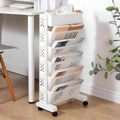 DOEASY Plastic Open Book Shelf