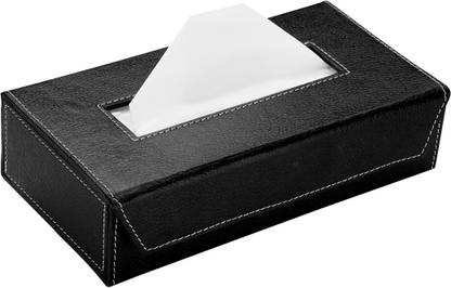 tinytoyz 1 Compartments Tissue Box Holder with 100 Pulls Cotton Rags Tissue for Office Desks,Cars & Home TISSUE PAPER HOLDER
