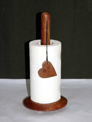 Voody 0 Compartments Wood Roll Holder