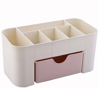 MOOZICO 7 Compartments Plastic Cosmetic Box plastic Pen,Pencil