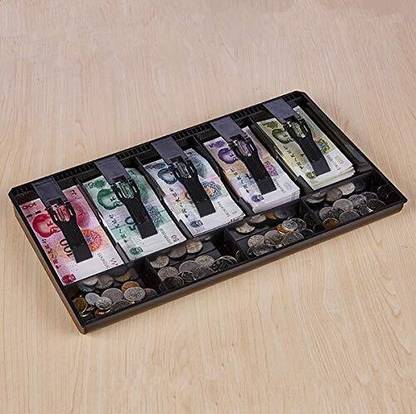 FLOBIQUE 9 Compartments Plastic Plastic Cash Drawer