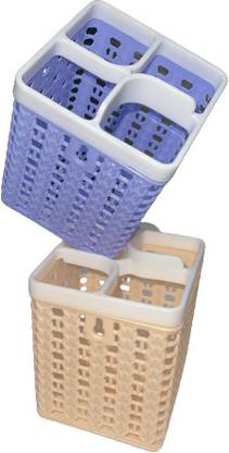 himakshi 4 Compartments PLASTIC PENSTAND